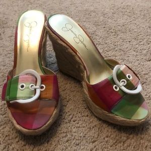 Jessica Simpson platform wedges